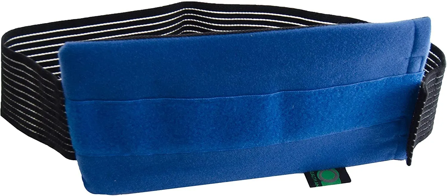 2 x Ice Pack for Sports Injuries Knee Pain Relief Gel Pack Hot & Cold Gel Ice & Heat Compression Pack Reusable Heat Pads with Wrap and Pouch Included