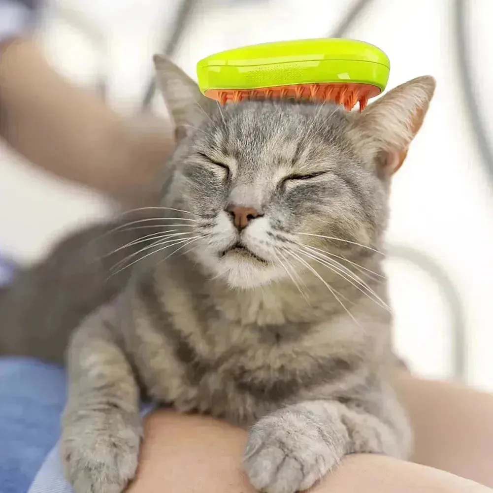 3-in-1 Pet Grooming Steam Brush