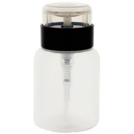 5 oz / 150 ml Clear Plastic One Touch Dispener Bottle with Twist Lock Flip Cap (2 Pack)