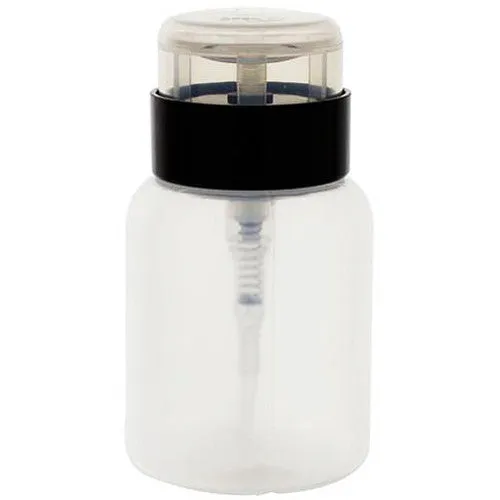 5 oz / 150 ml Clear Plastic One Touch Dispener Bottle with Twist Lock Flip Cap (2 Pack)