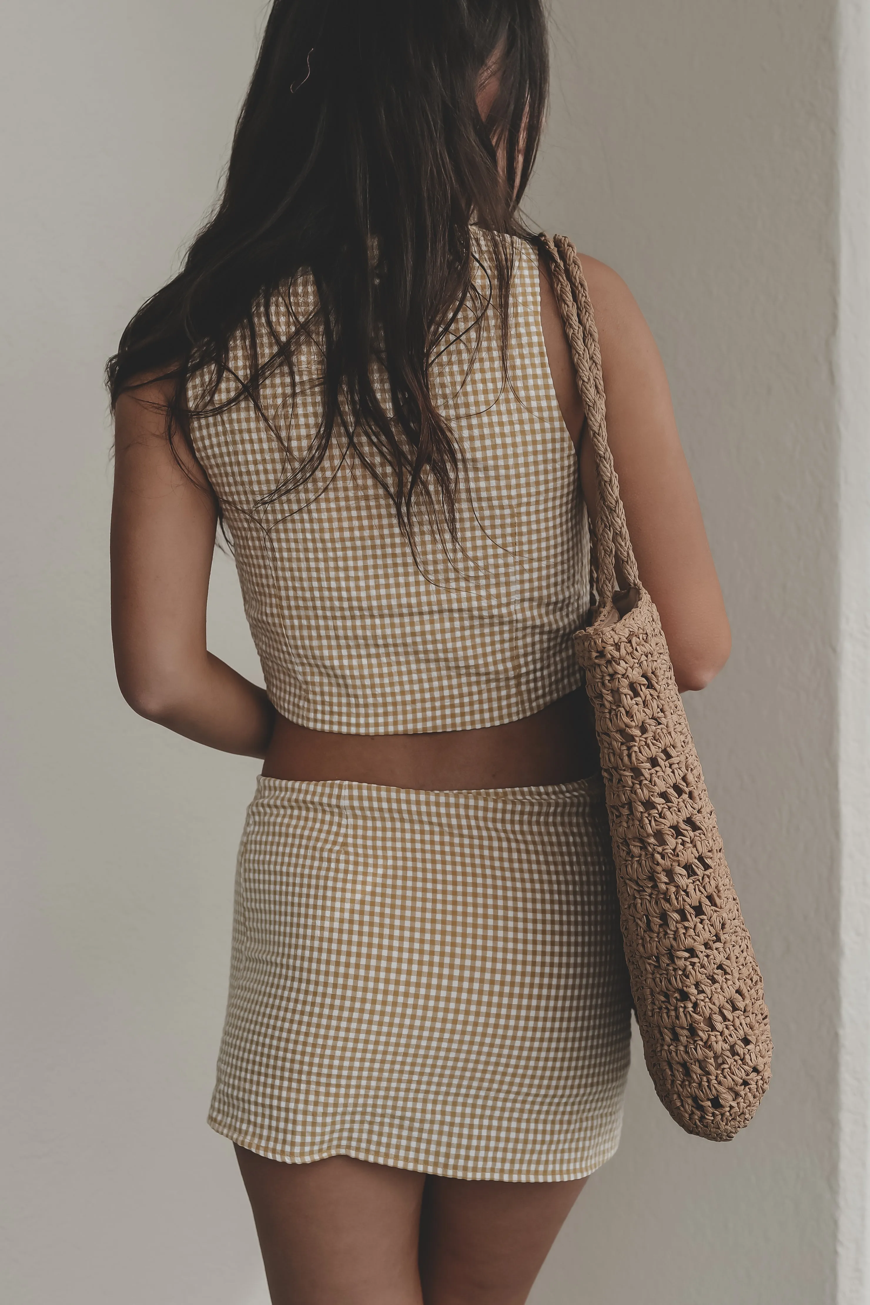A Day In The Sun Mini Skirt Vest Set
