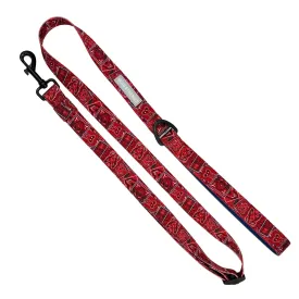 Adjustable Dog Leash | Bandana Boujee Red
