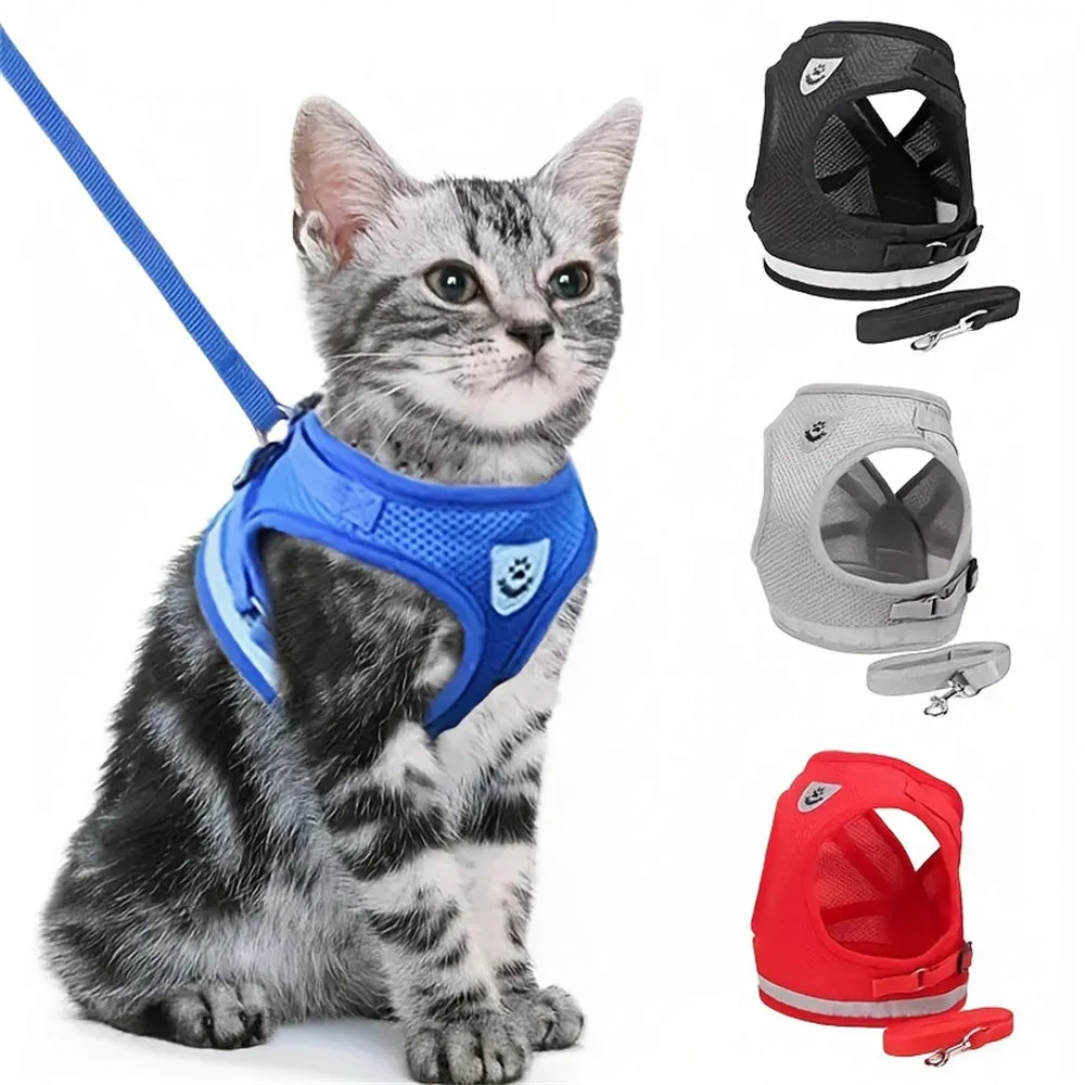 Aiitle Adjust Breathable Pet Harness Leash Set