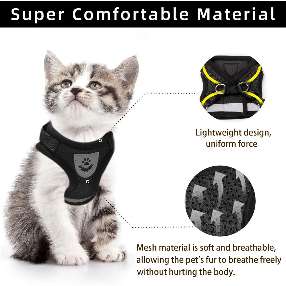 Aiitle Adjust Breathable Pet Harness Leash Set