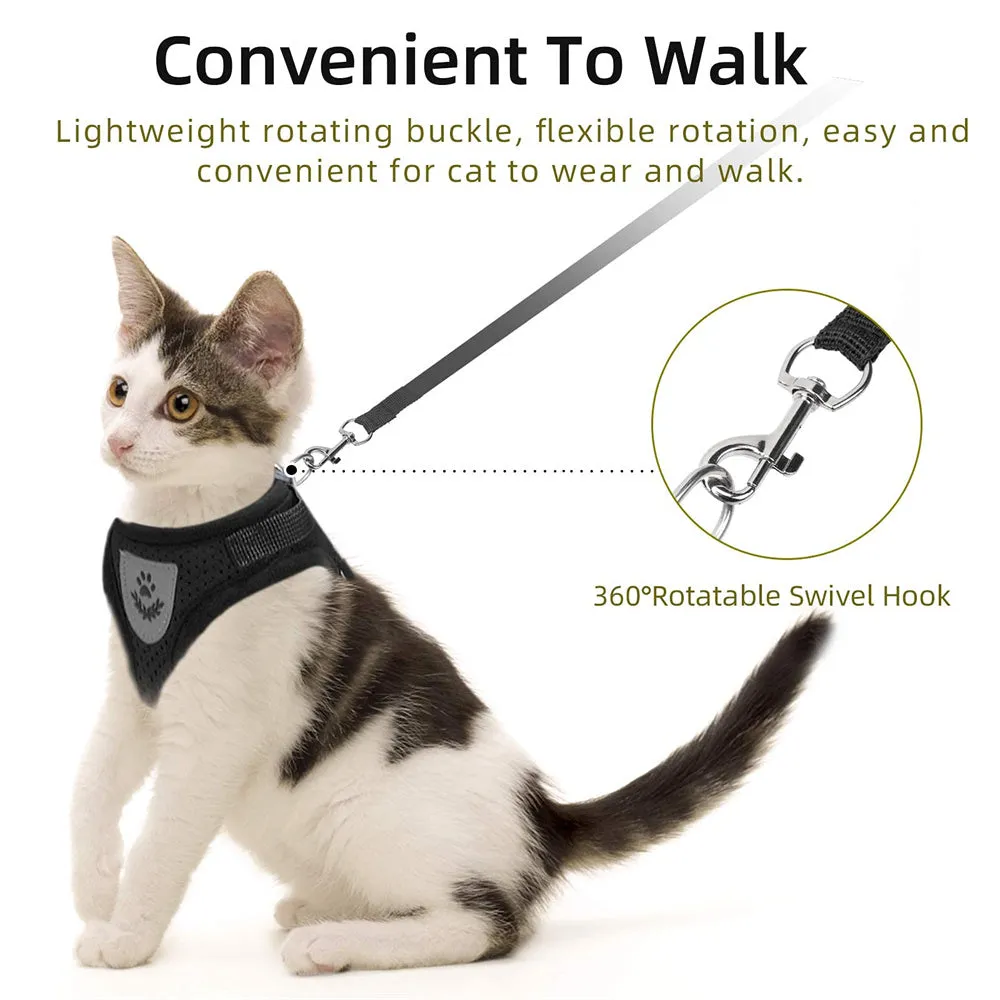 Aiitle Adjust Breathable Pet Harness Leash Set