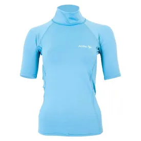 Alder Womens Cruz Rash Vest - Blue