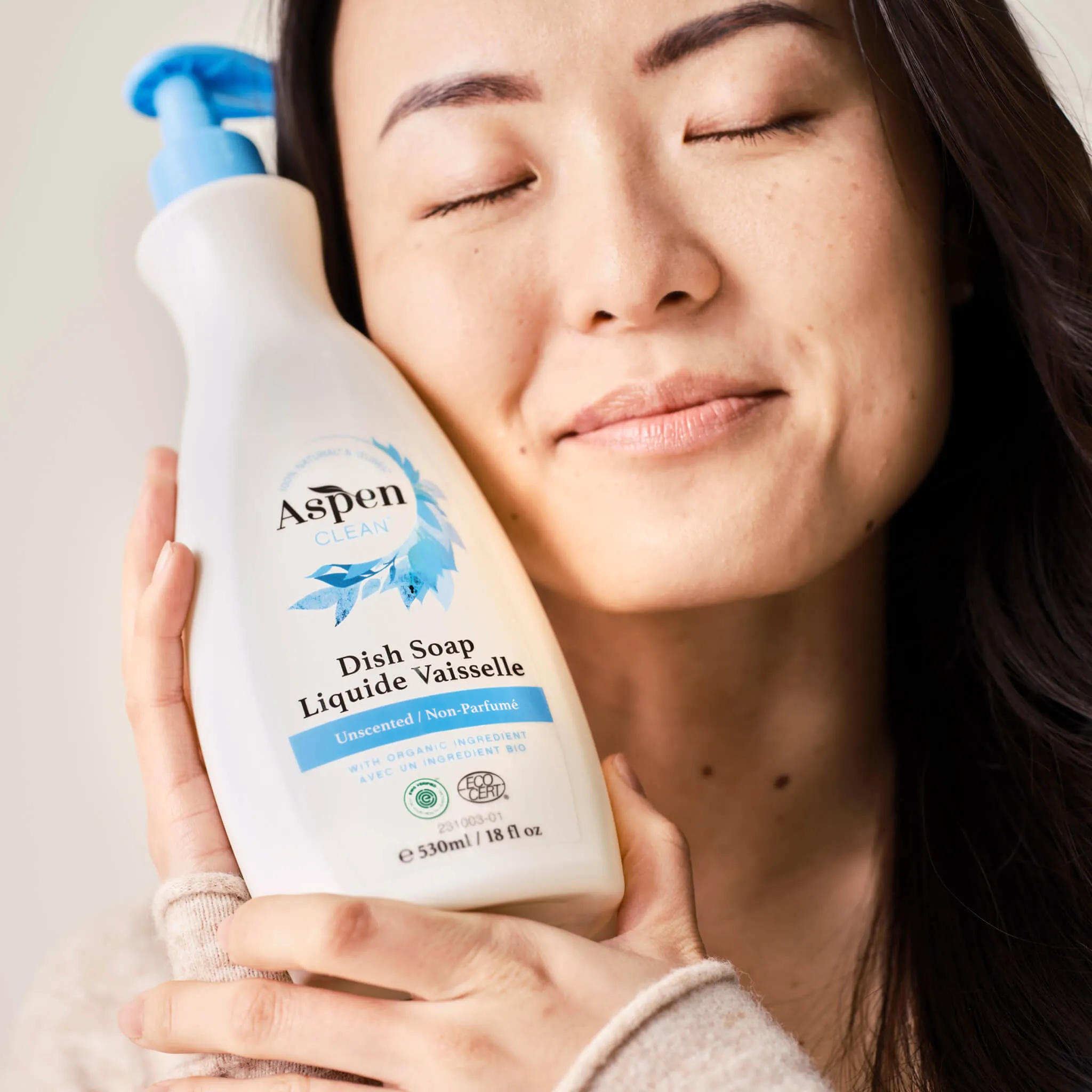 AspenClean Unscented Dish Soap Natural