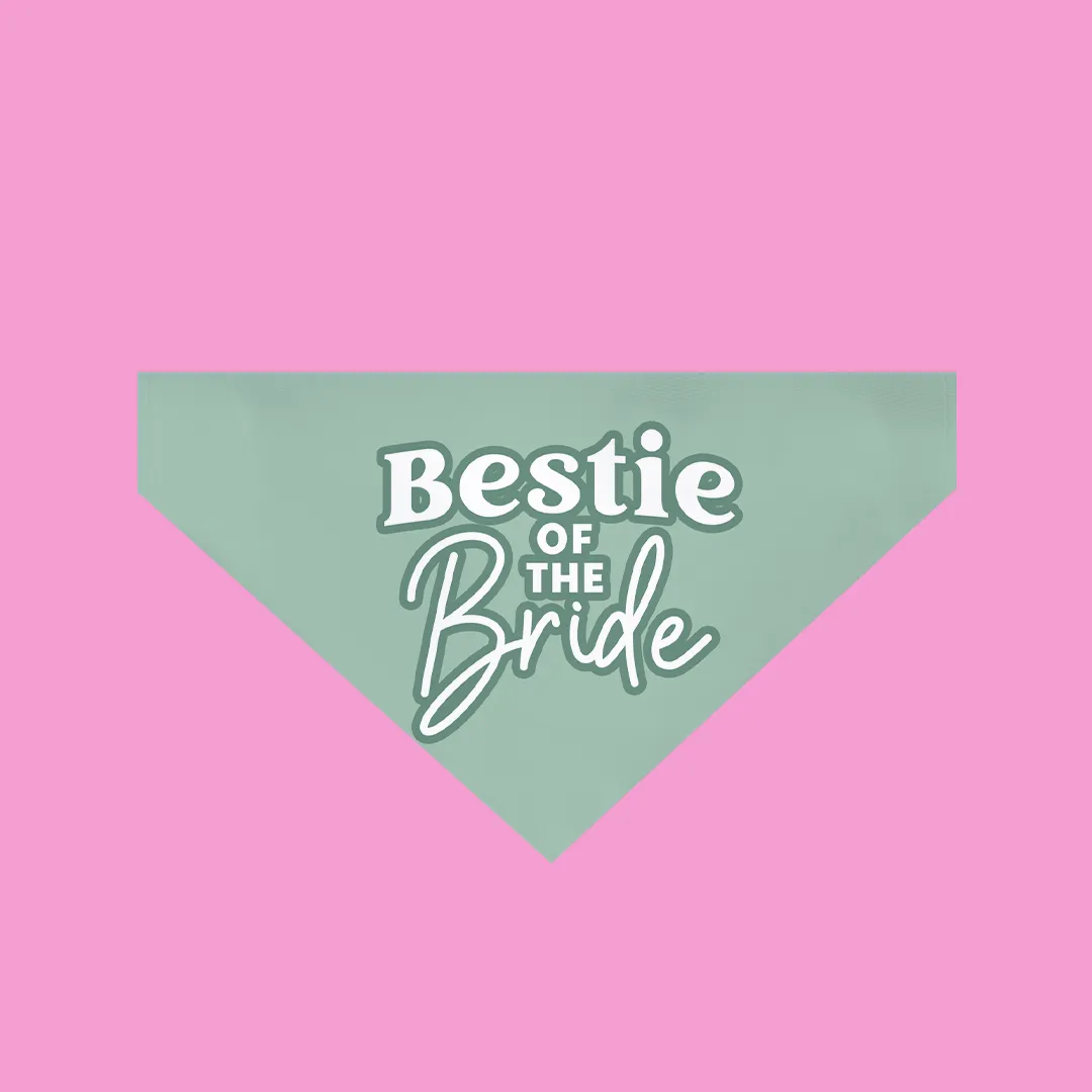 Bestie of the Bride Dog Bandana