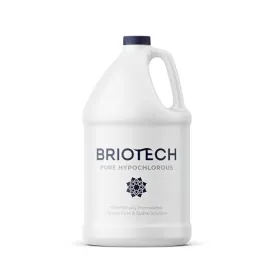 BRIOTECH Pure Hypochlorous Acid Spray and Cleanser, Original Premium HOCl Topical Solution, Multi-Purpose Cleaner, Family Approved & Pet Friendly, 1 gal refill ea, 2 ct