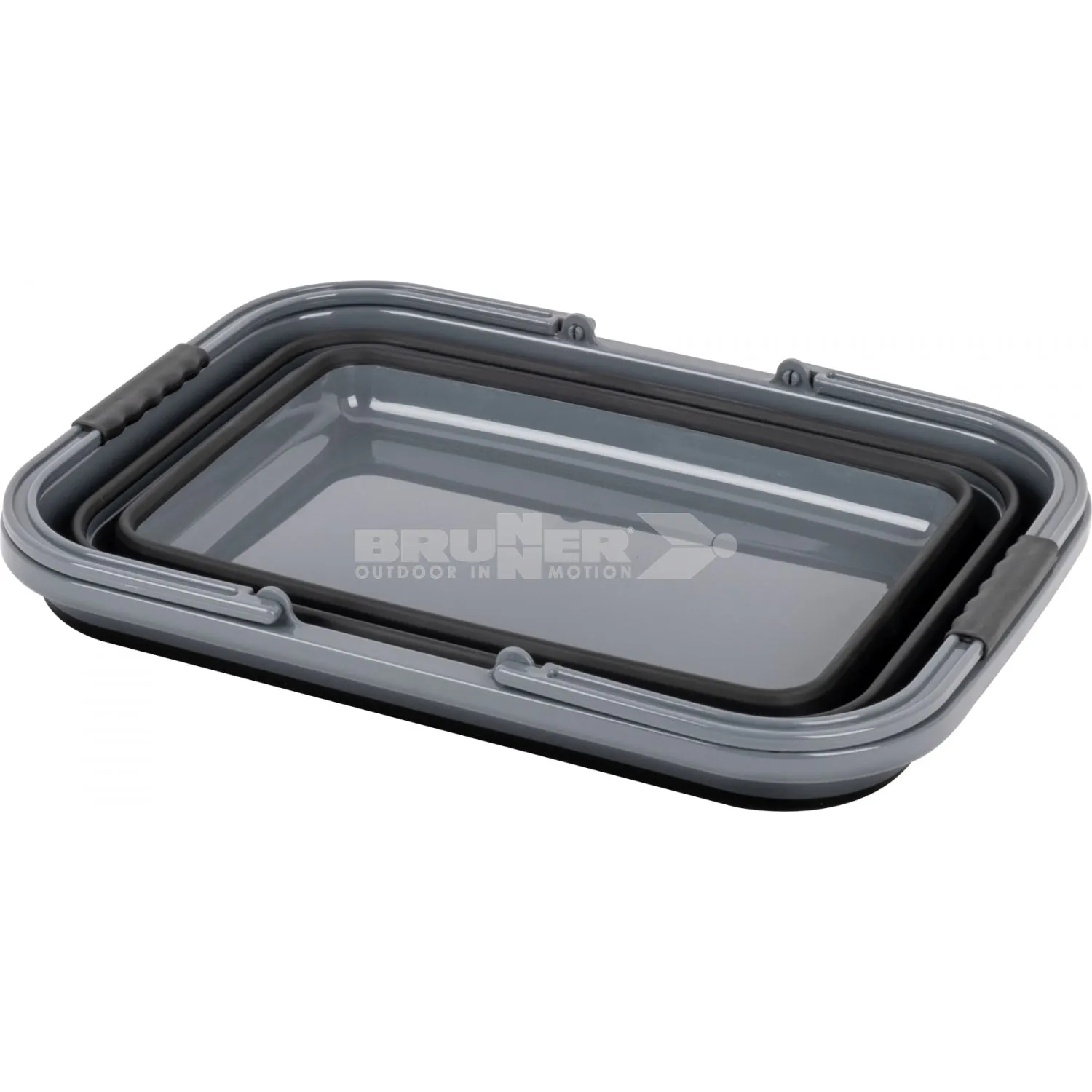 Brunner Holdall Fold Away Collapsible Basket Black