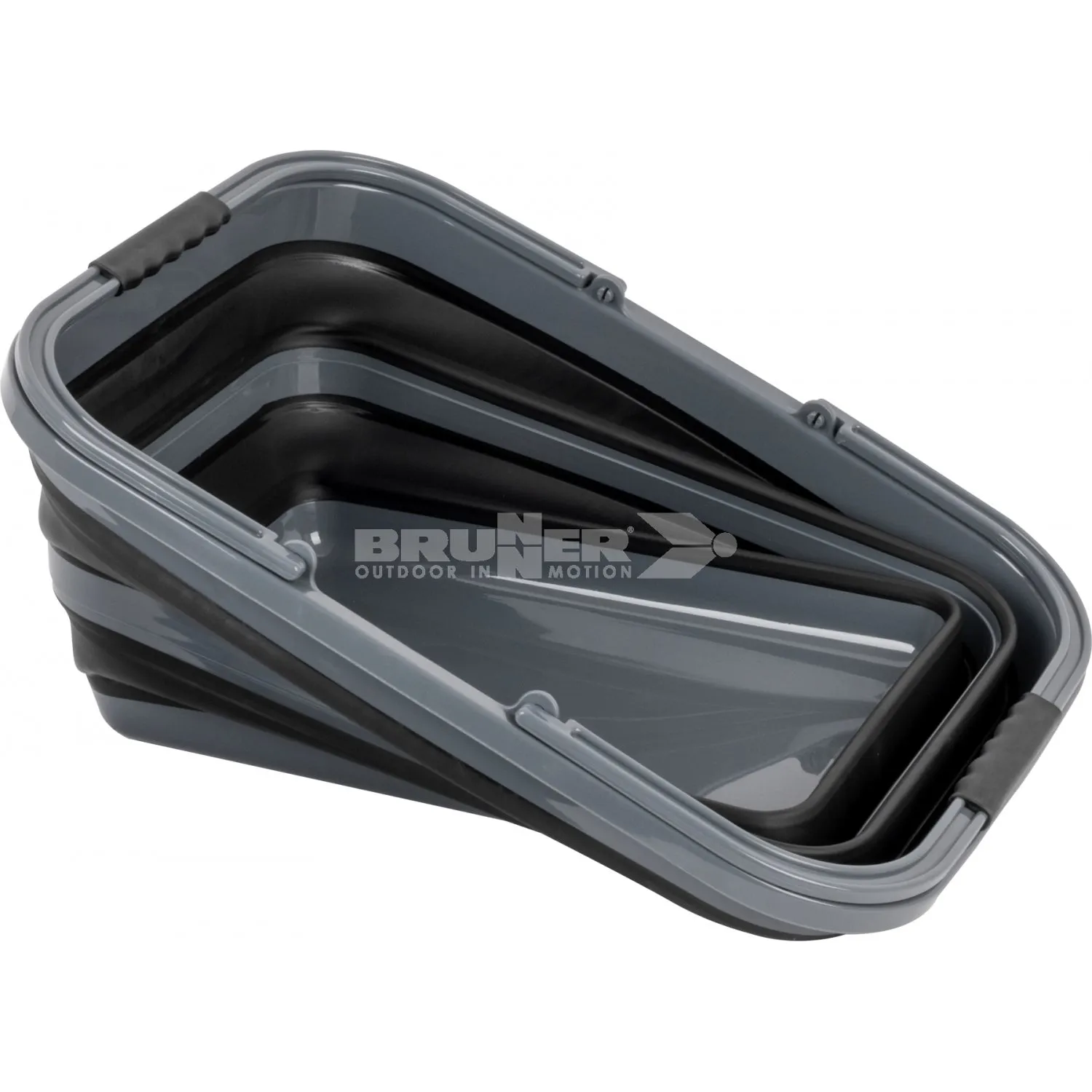 Brunner Holdall Fold Away Collapsible Basket Black