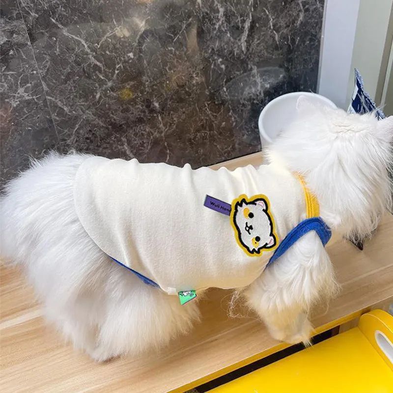 Cartoon Embroidered Pet Camisole