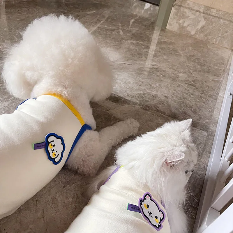 Cartoon Embroidered Pet Camisole