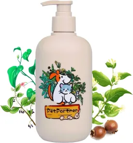Cat and Dog Shampoo Conditioner, Hypoallergenic Medicated Puppy ShampooVeterinary Formula Dog Shampoo for Allergies and itchingItchy Skin Relief for Smelly Dogs, Natural Sensitive Skin Care