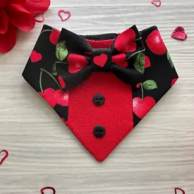 Cherry Hearts, Tuxedo dog bandana