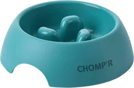 CHOMP'R Slow Feeder Dog Bowl for Small Breeds, Food Grade Interactive Puzzle Feeder, Non Slip Bowl to Slow Down Eating, Anti-Choking Mini Maze for Small Dogs Cats Puppies