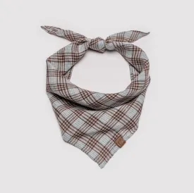 Cloud7 Bandana Check – Cyan and Brown