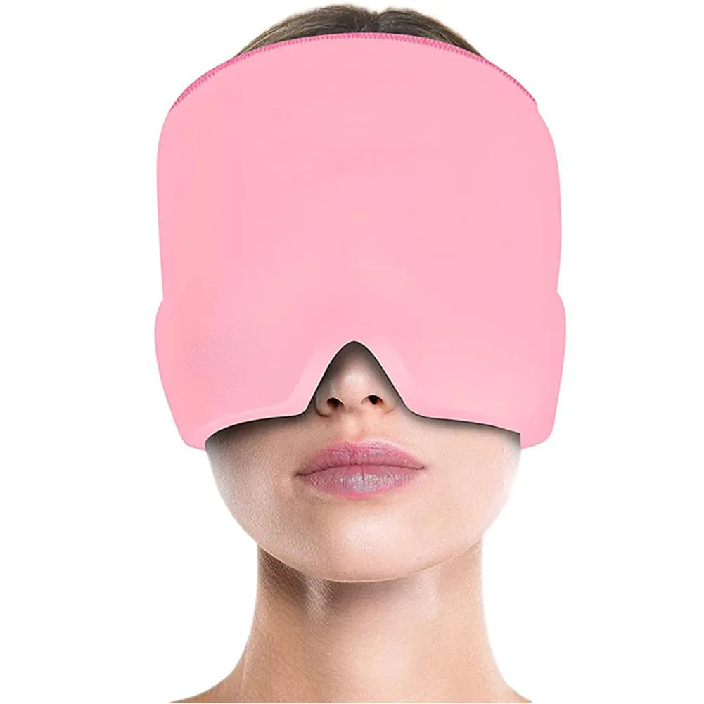 Cold Compress Eye Mask & Migraine Relief Hat