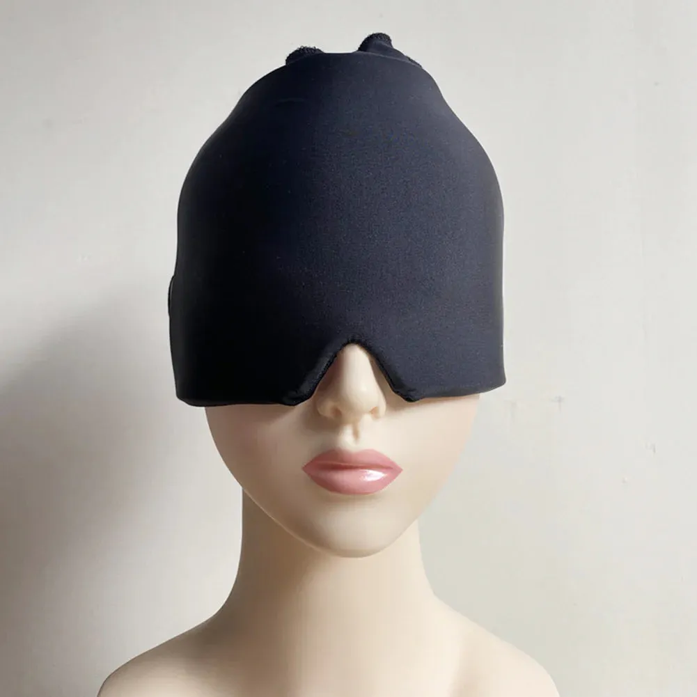 Cold Compress Eye Mask & Migraine Relief Hat