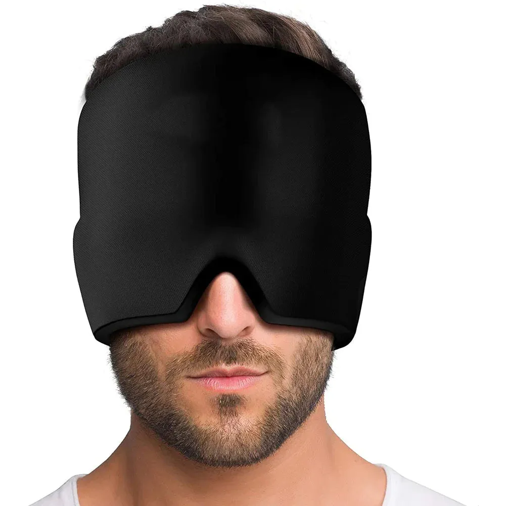 Cold Compress Eye Mask & Migraine Relief Hat