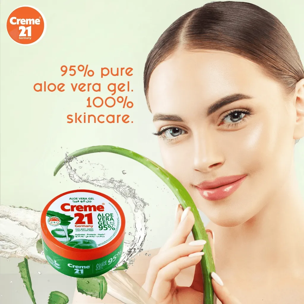 Creme 21 Moisturizing 95% Aloe Vera Gel - 300ml