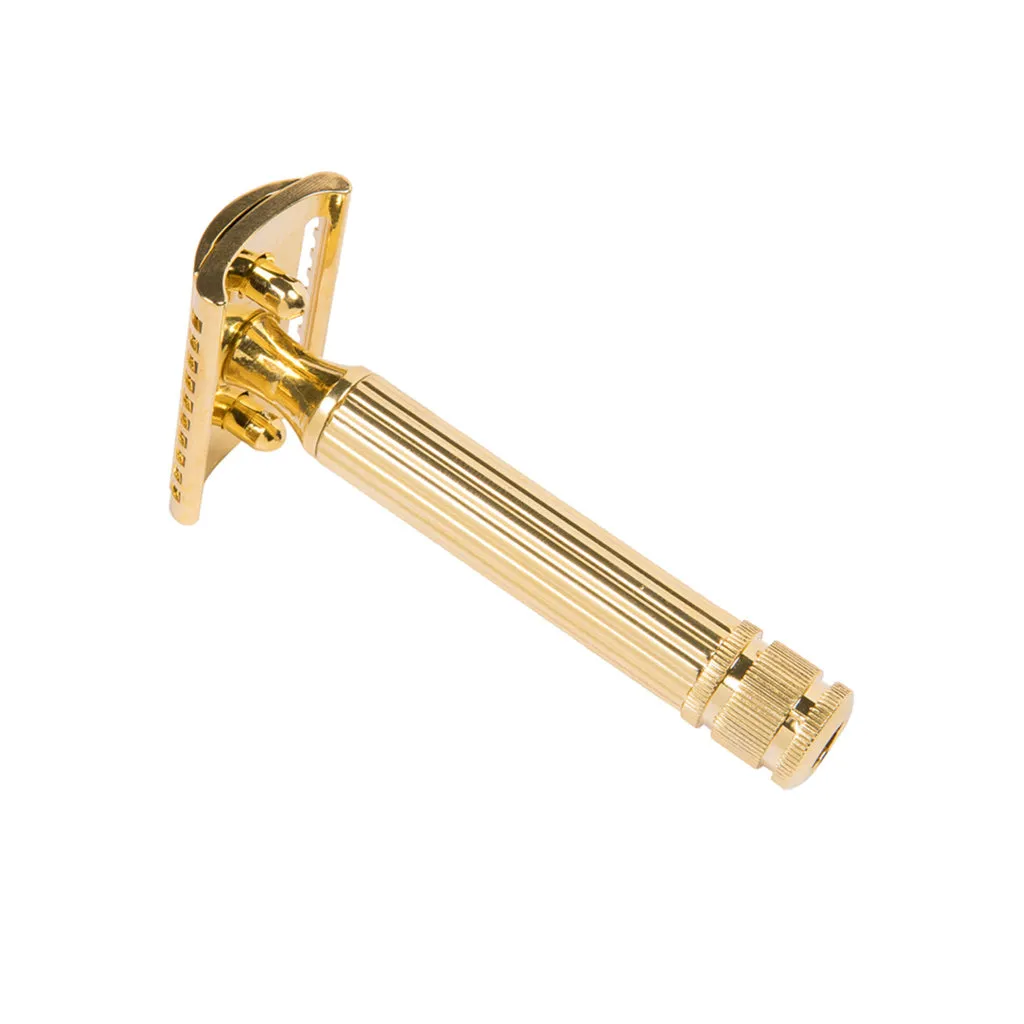 Fatip "Gentile" Grande Closed Comb Safety Razor (Gold Plated)