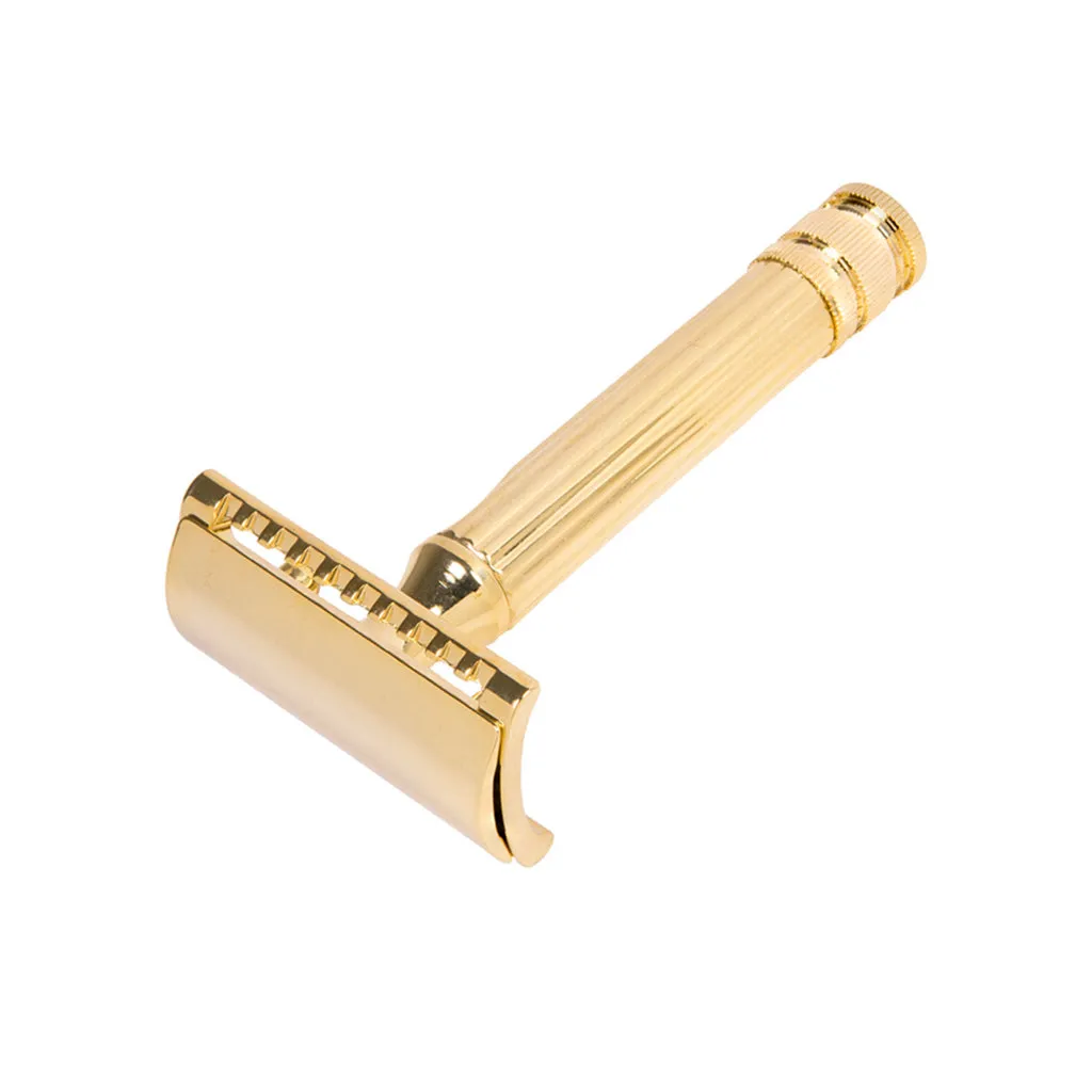 Fatip "Gentile" Grande Closed Comb Safety Razor (Gold Plated)