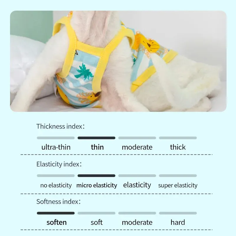 Fenice High-Quality German Cat Clothes | Spring and Summer Cat Camisole | Anti-Shedding British Short Kitten Pet Cat Clothes