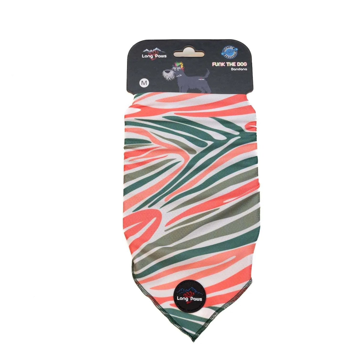 Funk The Dog Bandana | PinkGreen Zebra