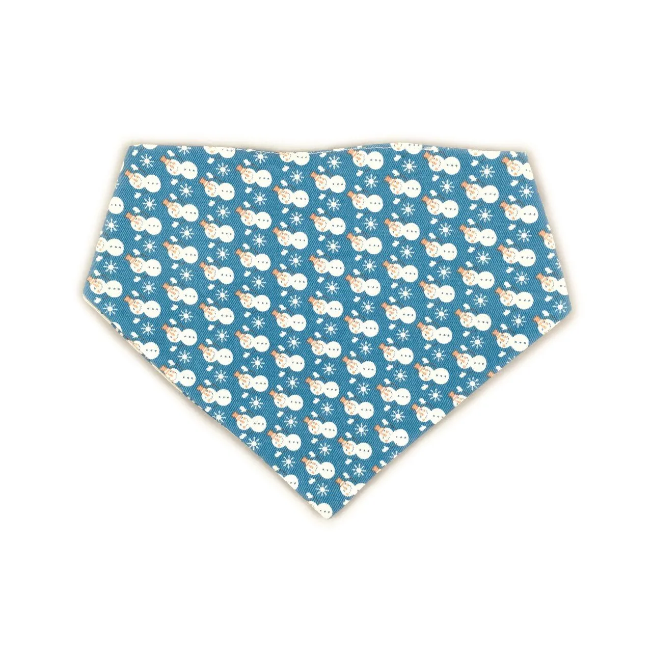 Holiday Snowmen Reversible Dog Bandana