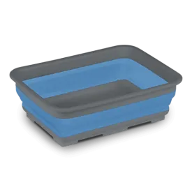 Kampa Collapsible Rectangle Washing up Bowl Blue