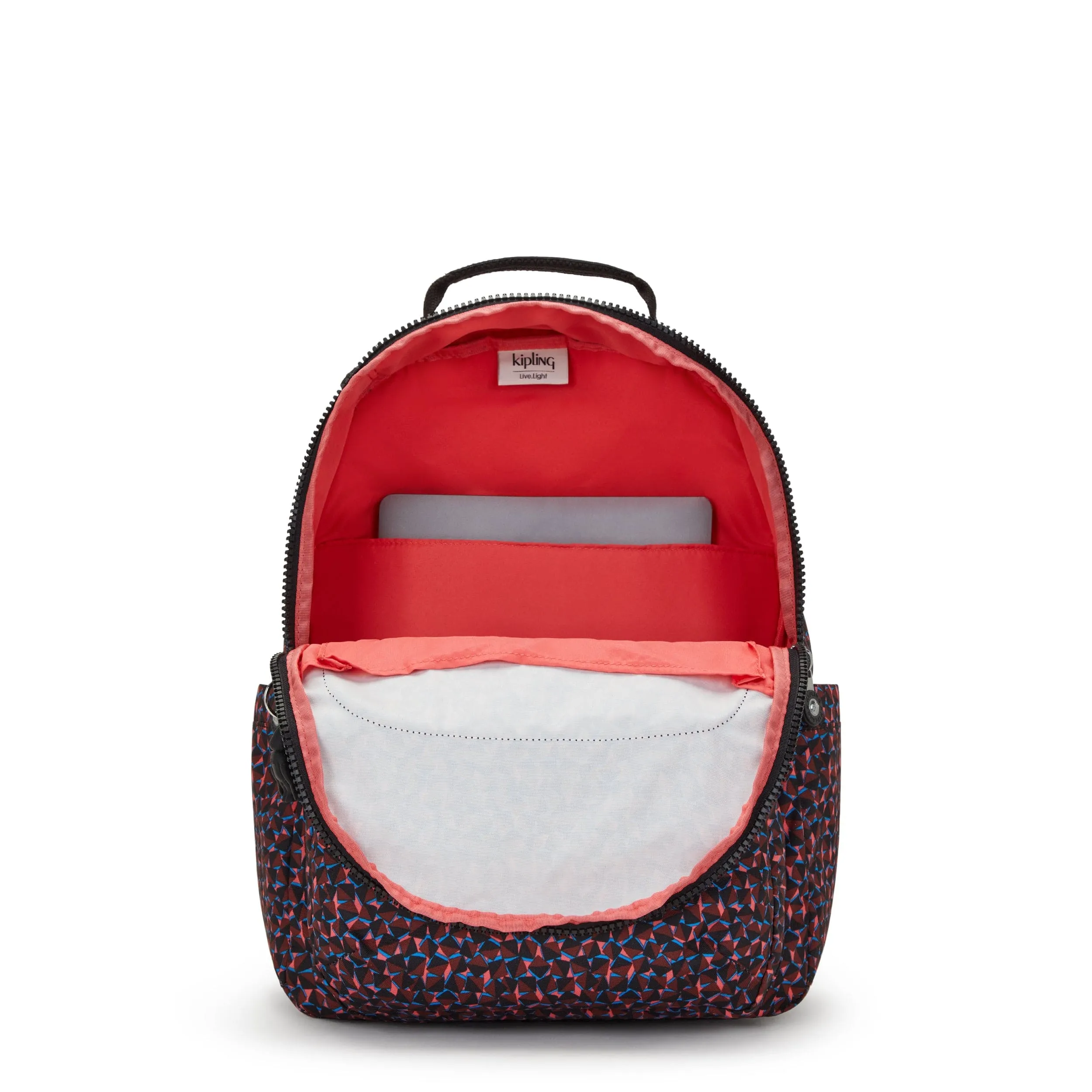 Kipling Seoul Happy Squares Large Backpack C2I6269-B3X