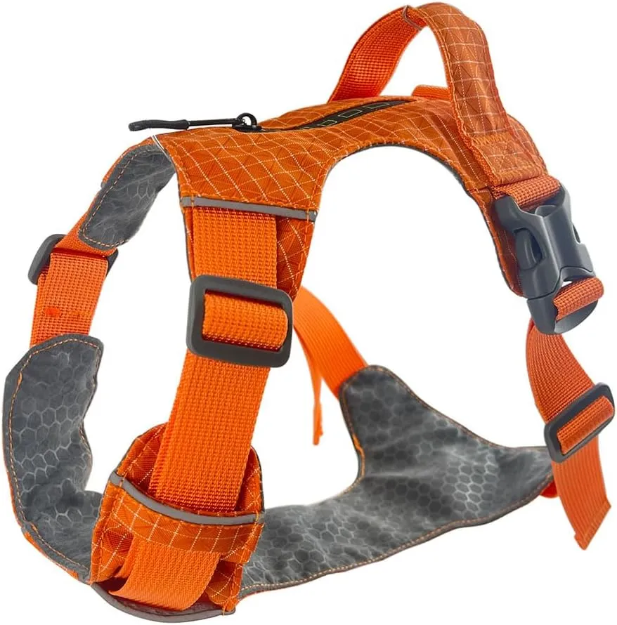 Lightweight Outdoor Dog Harness (Orange, XL)