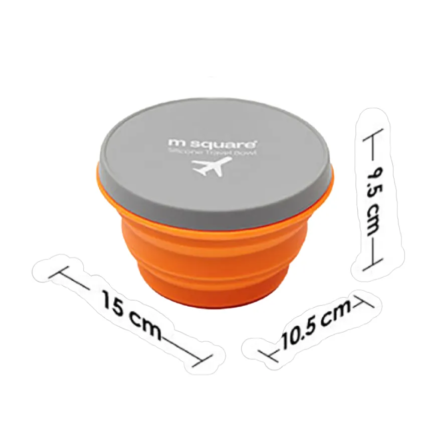 M SQUARE Collapsible Bowl, Multiple Colours