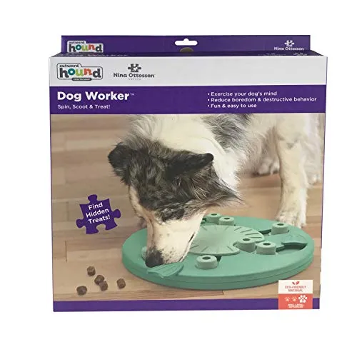 Outward Hound Nina Ottosson Interactive Treat Dispensing Dog Toy Puzzle