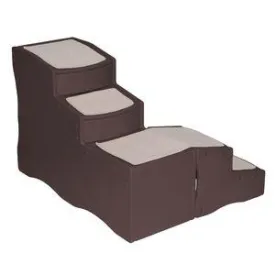 Pet Bed Stairs - 75lb Capacity - Pet Gear Easy Step Bed Pet Stairs