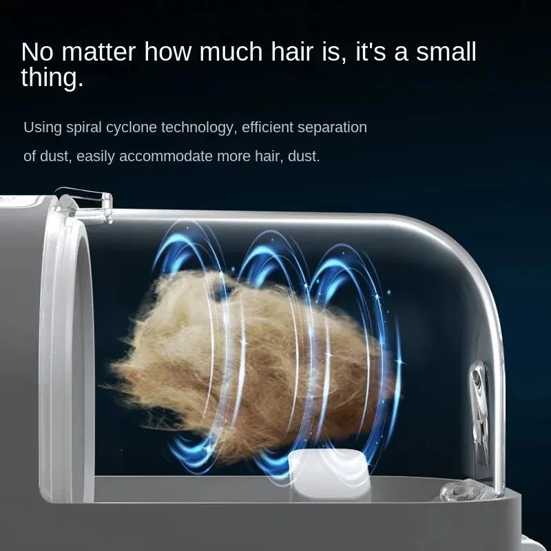 Pet Hair Vacuum Cleaner Hair Dryer 5 in 1 Pet Grooming Kit with Larger Capacity Hair Dust Cup Dog Brush