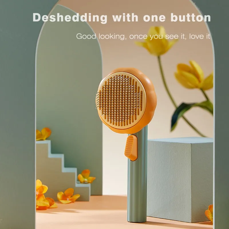 Pumpkin Pet Grooming Brush