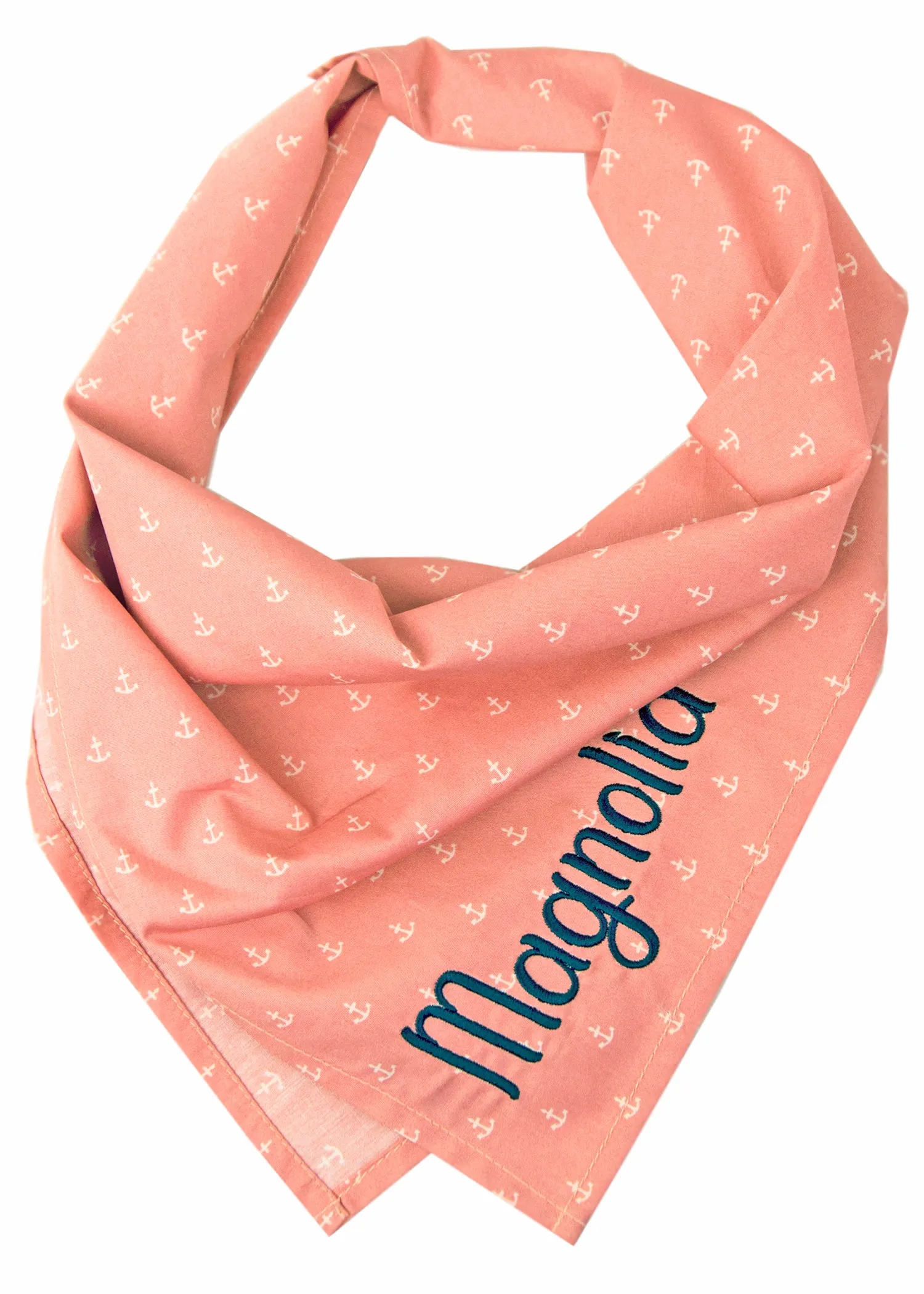 Rose Anchors Dog Bandana