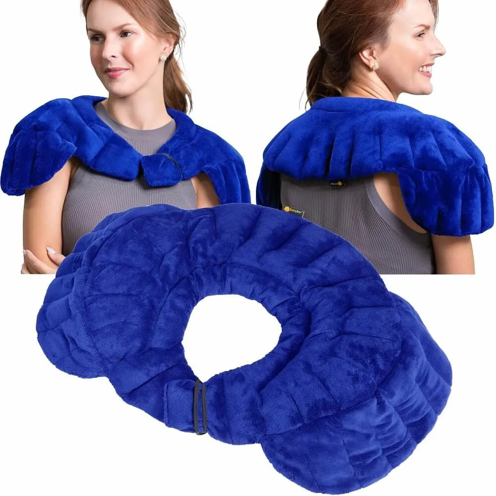 Shoulder Joint Heat Wrap for Rotator Cuff Injury and Frozen Shoulder, Royal Blue