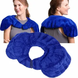 Shoulder Joint Heat Wrap for Rotator Cuff Injury and Frozen Shoulder, Royal Blue