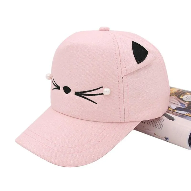 Summer Whiskers Cat Cap