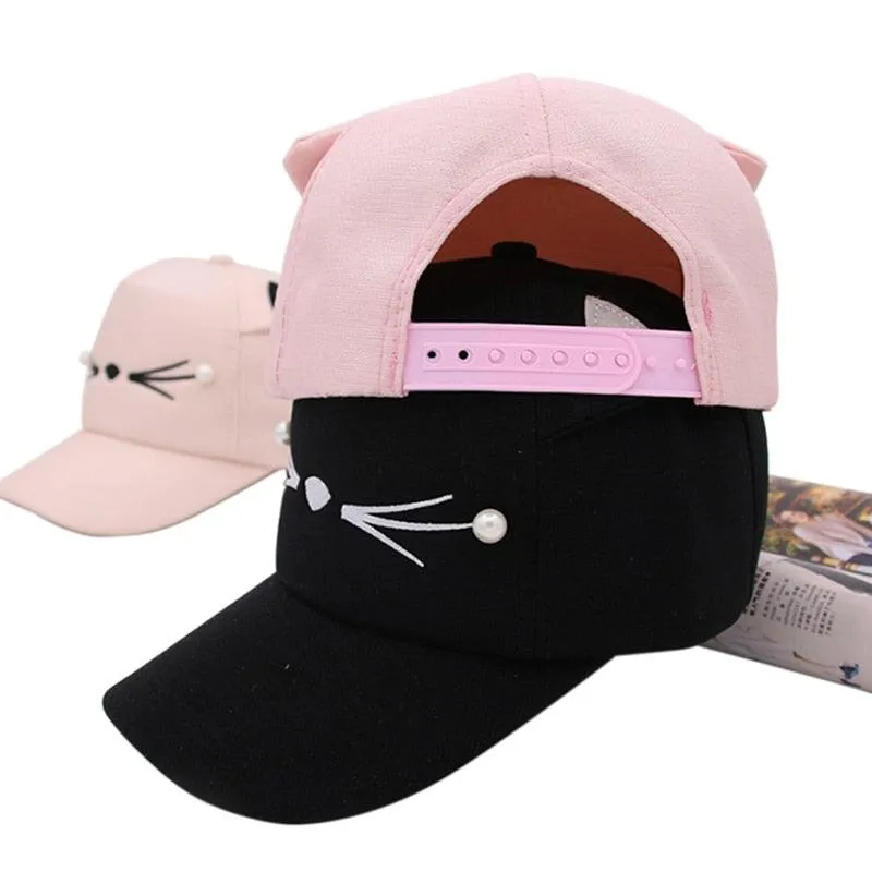 Summer Whiskers Cat Cap
