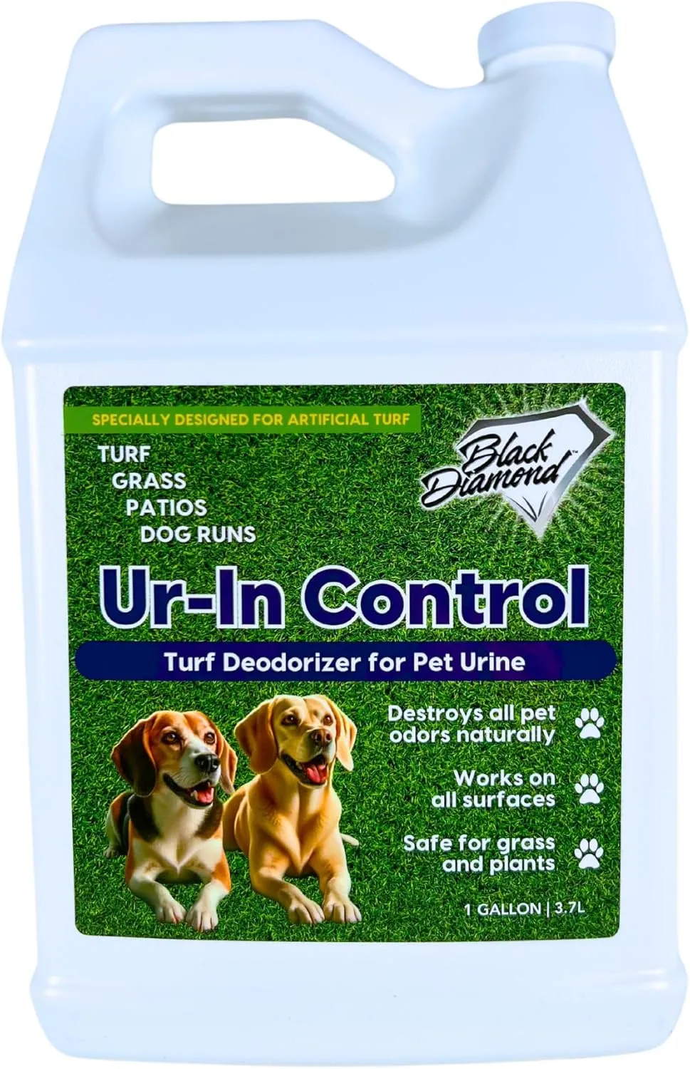 Urine Control Turf Deodorizer for Pet Urine - Bio-Enzymatic Odor Neutralizer for Artificial Grass, Turf, and Outdoor Surfaces - Eco-Friendly, Pet-Safe, Long-Lasting Scent (128oz Gallon)