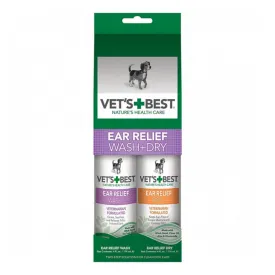 Vets Best Ear Wash and Dry Kit