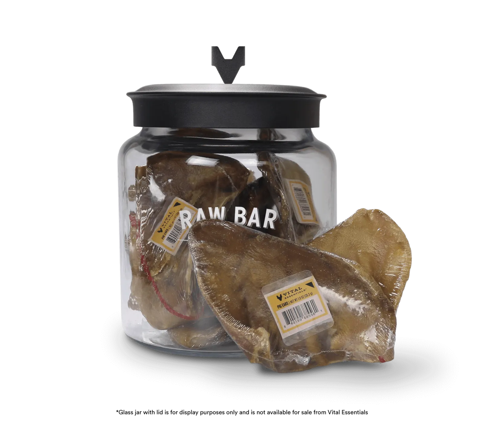 Vital Essentials Raw Bar Freeze-Dried Pig Ear Dog Treats
