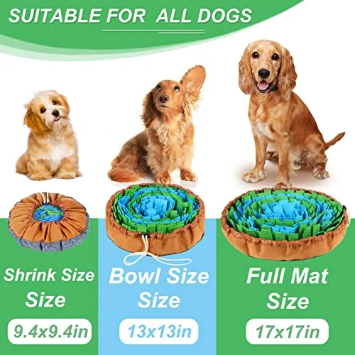 Vivifying Interactive Dog Snuffle Puzzle Treat Mat