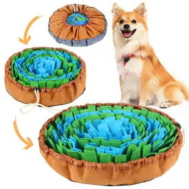 Vivifying Interactive Dog Snuffle Puzzle Treat Mat