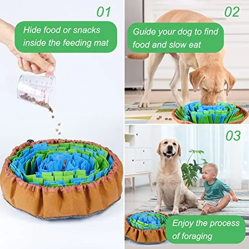 Vivifying Interactive Dog Snuffle Puzzle Treat Mat