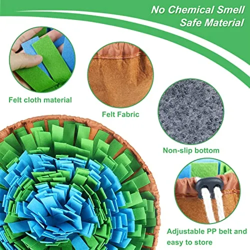 Vivifying Interactive Dog Snuffle Puzzle Treat Mat